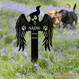 Custom Dog Memorial Stake Personalized Pet Grave Marker Photo Tribute Plaque for Bereaved Dog Owners Dog Remembrance