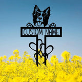 Custom Dog Memorial Stake Personalized Pet Grave Marker Photo Tribute Plaque for Bereaved Dog Owners Dog Remembrance