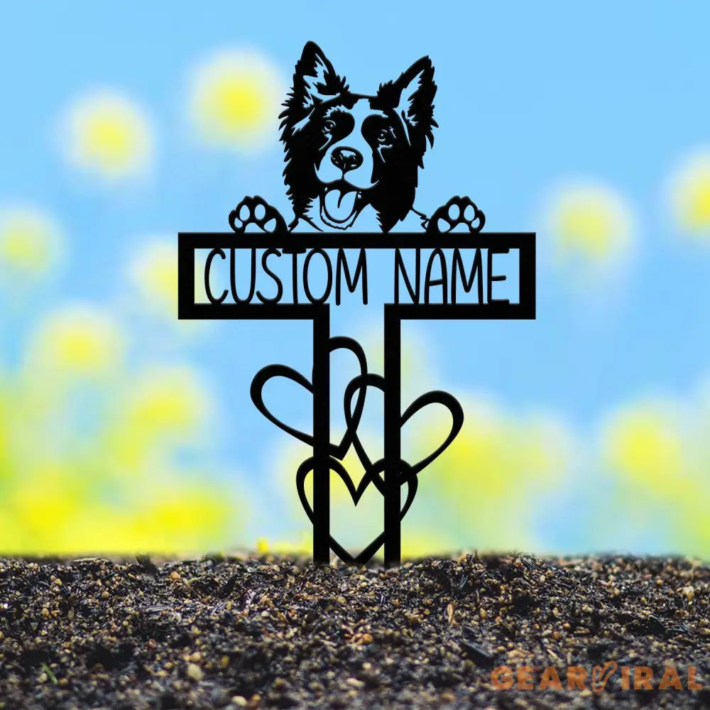 Custom Dog Memorial Stake Personalized Pet Grave Marker Photo Tribute Plaque for Bereaved Dog Owners Dog Remembrance