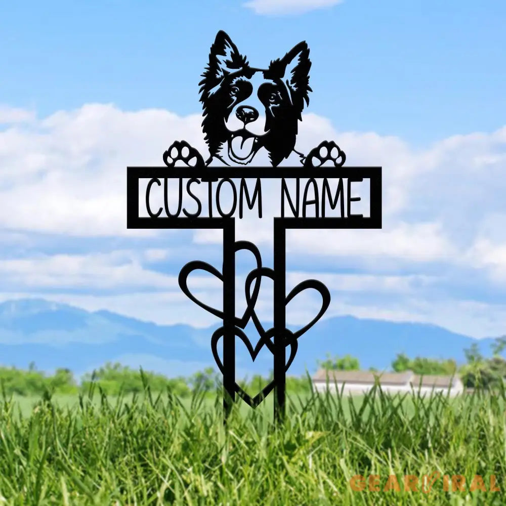 Custom Dog Memorial Stake Personalized Pet Grave Marker Photo Tribute Plaque for Bereaved Dog Owners Dog Remembrance