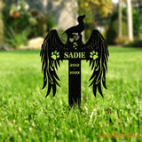 Custom Dog Memorial Stake Personalized Pet Grave Marker Photo Tribute Plaque for Bereaved Dog Owners Dog Remembrance