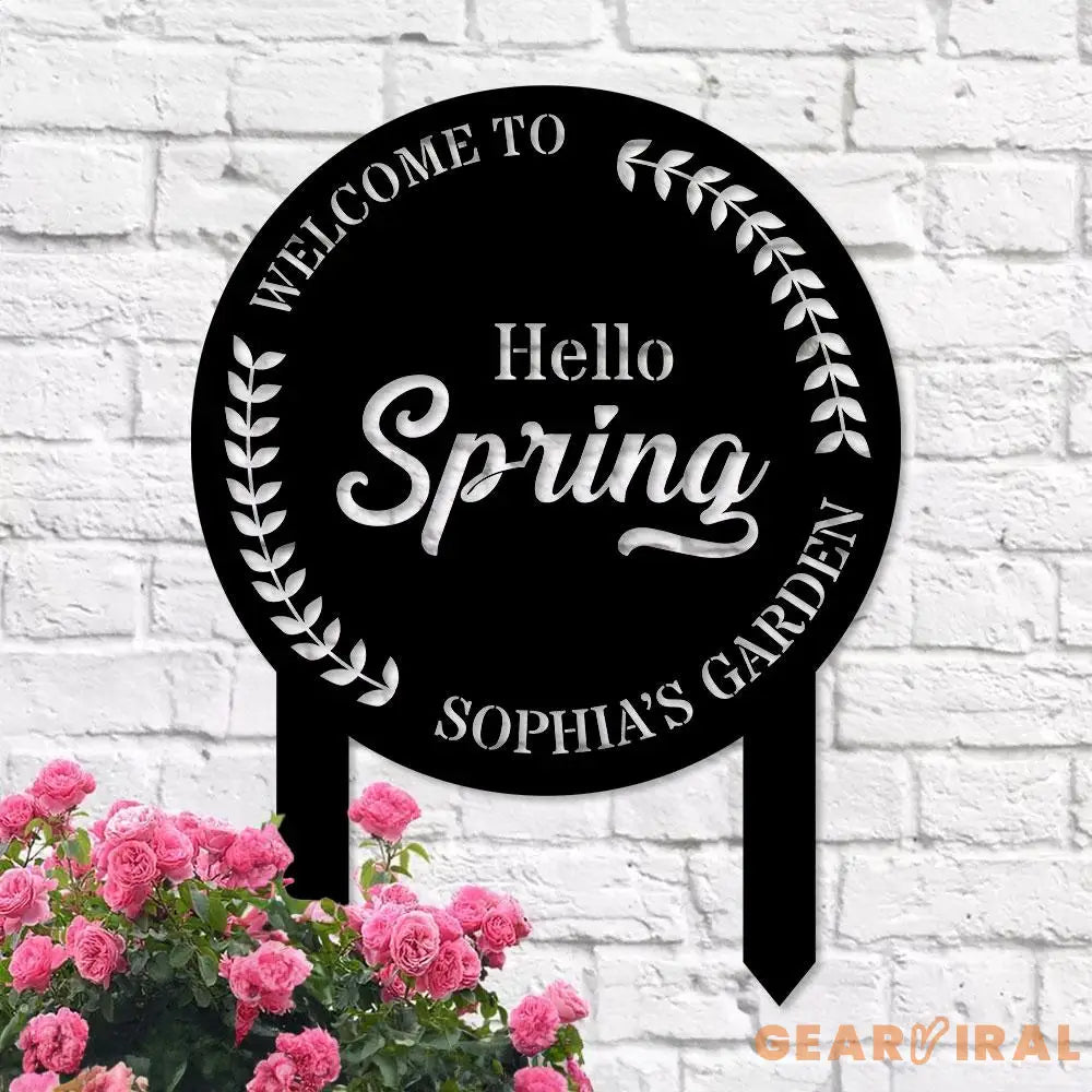 Custom Dragon and Fairy Metal Stake Personalized Family Name Yard Sign Outdoor Door Garden Decor Garden Art Gift for