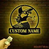 Custom Duck Metal Wall Art with LED Lights Personalized Duck Name Sign Rustic Wall Decor Man Cave & Cabin Decor Unique