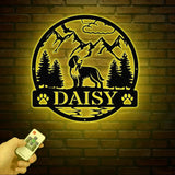 Custom English Springer Spaniel Metal Sign Dog Name Sign English Springer Spaniel Wall Decor Dog Lovers Wall Art Pet