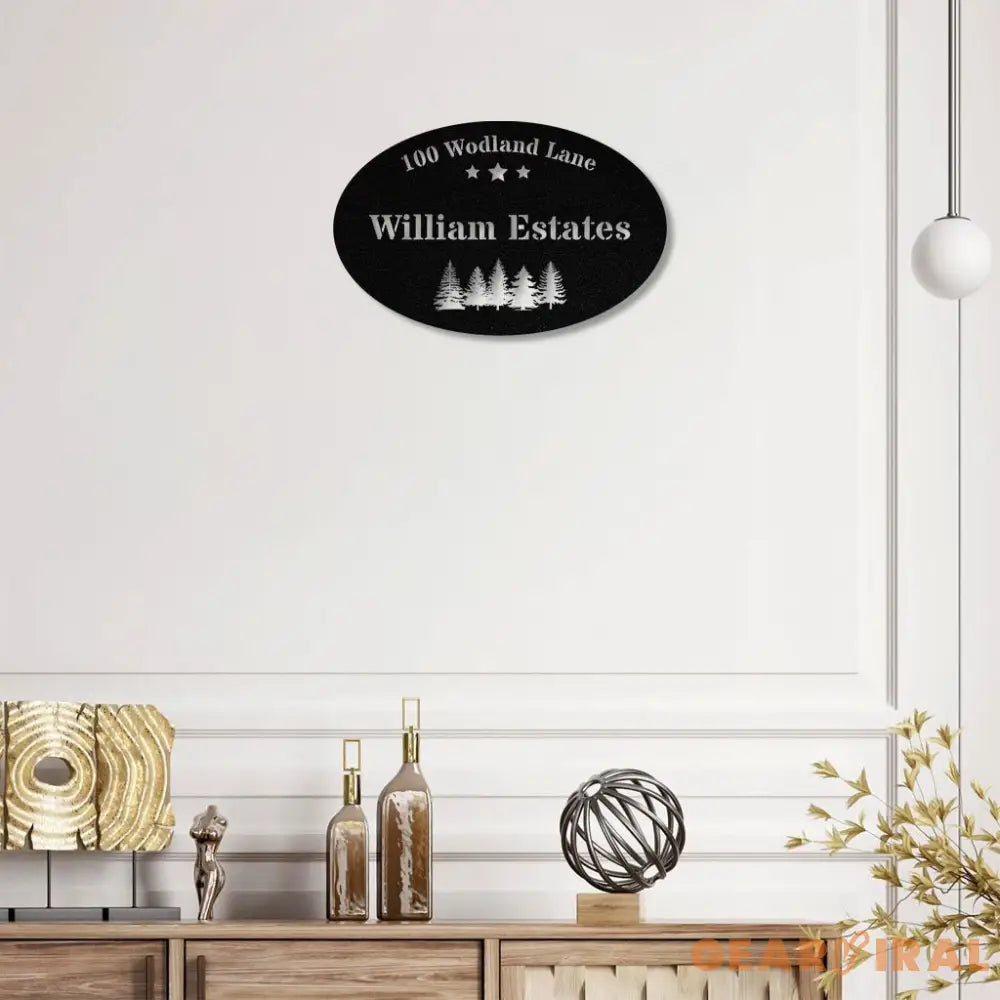 Custom Family Name Metal Sign Personalized Custom Wall Sign Family Name Wall Decor Custom Metal Sign Housewarming