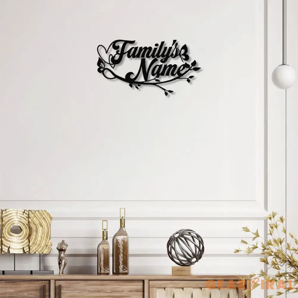 Custom Family Name Metal Sign Custom Metal Wall Sign Personalized Metal Sign,Family Name Wall Decor Custom Metal Sign