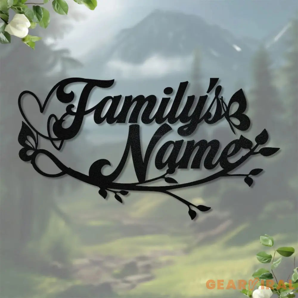 Custom Family Name Metal Sign Custom Metal Wall Sign Personalized Metal Sign,Family Name Wall Decor Custom Metal Sign