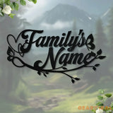 Custom Family Name Metal Sign Custom Metal Wall Sign Personalized Metal Sign,Family Name Wall Decor Custom Metal Sign