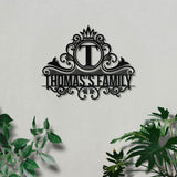 Custom Family Name monogram , Custom Garden Sign, Personalized Metal Sign, Wall Decor, Custom Metal Sign, Housewarming
