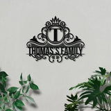 Custom Family Name monogram Custom Garden Sign Personalized Metal Sign Wall Decor Custom Metal Sign Housewarming