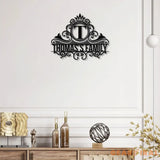 Custom Family Name monogram Custom Garden Sign Personalized Metal Sign Wall Decor Custom Metal Sign Housewarming