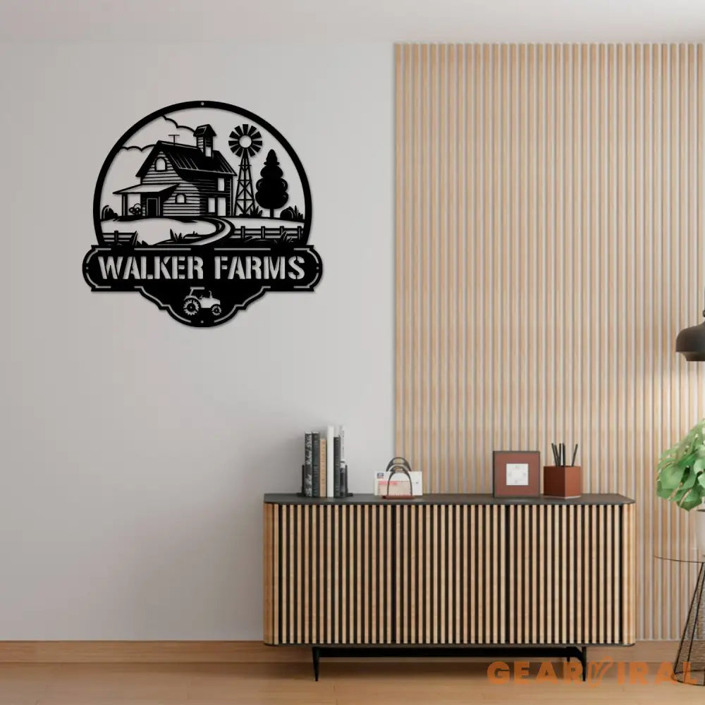 Custom Farmhouse Metal Sign Personalized Farm Metal Sign Animal Farm Sign Ranch Sign Barn Sign Farm Gate Sign Farm Name