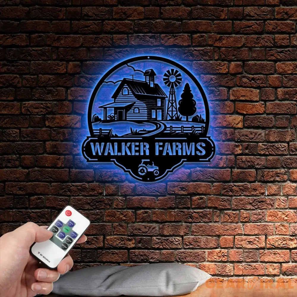 Custom Farmhouse Metal Sign Personalized Farm Metal Sign Animal Farm Sign Ranch Sign Barn Sign Farm Gate Sign Farm Name