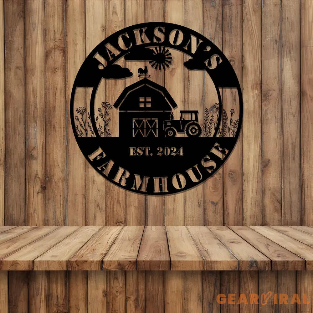 Custom Farmhouse Sign,Metal Farm Sign,Custom Metal Farm Name Sign,Metal Barn Sign,Ranch Metal Sign,Farmer