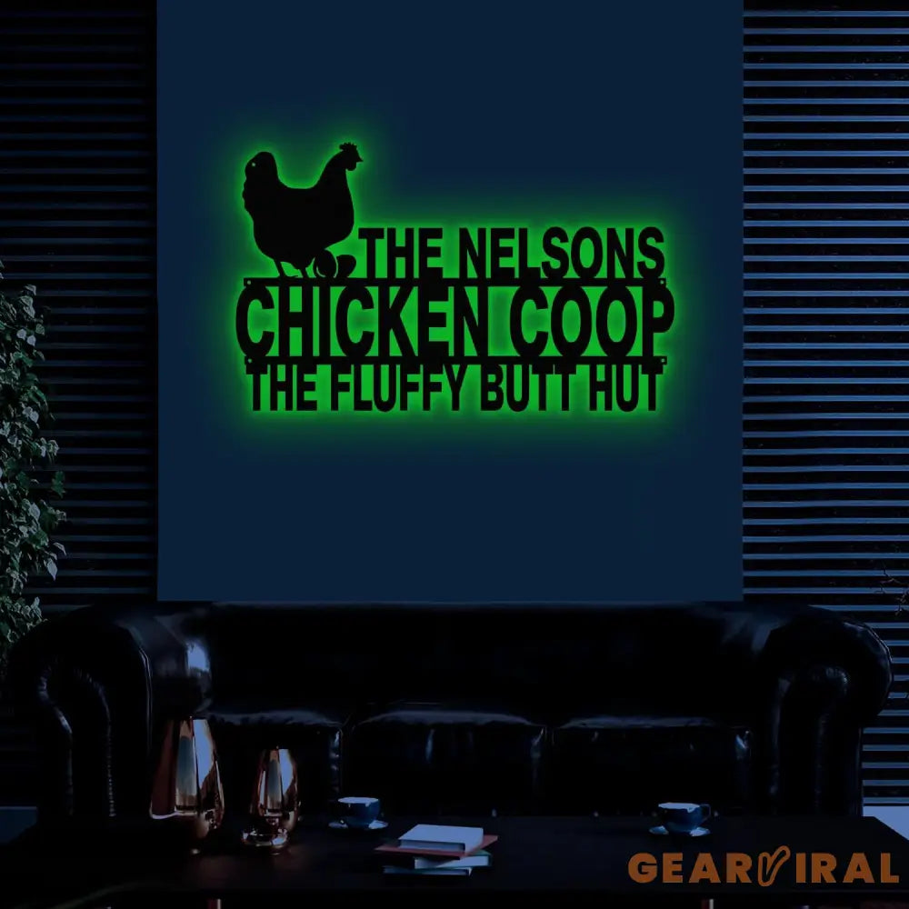 Custom Fluffy Butt Hut Metal Signs Chicken Coop Sign Personalized Chicken Farm Sign Farm Coop Sign Family Name Chicken