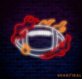Custom Football Neon Sign Football Neon Nursery Name Sign Football Wall Art Football Wall Decor Sport Neon Light