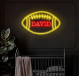 Custom Football Neon Sign Football Neon Nursery Name Sign Football Wall Art Football Wall Decor Sport Neon Light
