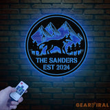 Custom Fox Metal Sign Personalized Fox Name Wall Art Fox Cabin Den Decor Farm Ranch Barn Sign Fox Wall Decor Wildlife