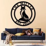 Custom Fox Metal Sign Personalized Fox Name Wall Art Fox Cabin Den Decor Farm Ranch Barn Sign Fox Wall Decor Wildlife