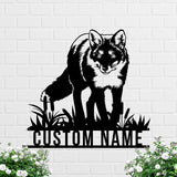 Custom Fox Metal Wall Art LED Light Personalized Fox Lover Name Sign Home Decor Kid Nursery Decor Wild Animal Housewarming Birthday Gift | GearViral