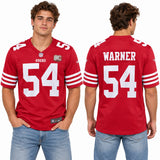 Custom Fred Warner San Francisco 49ers Fan Inspired 80th Anniversary Game Jersey - White