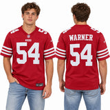 Custom Fred Warner San Francisco 49ers Fan Inspired Team Game Player Jersey - White