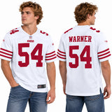 Custom Fred Warner San Francisco 49ers Fan Inspired Team Game Player Jersey - White
