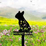 Custom French Bulldog Memorial Stake Sign - Pet Loss Gift - Sympathy Sign - Remembrance Stake | GearViral