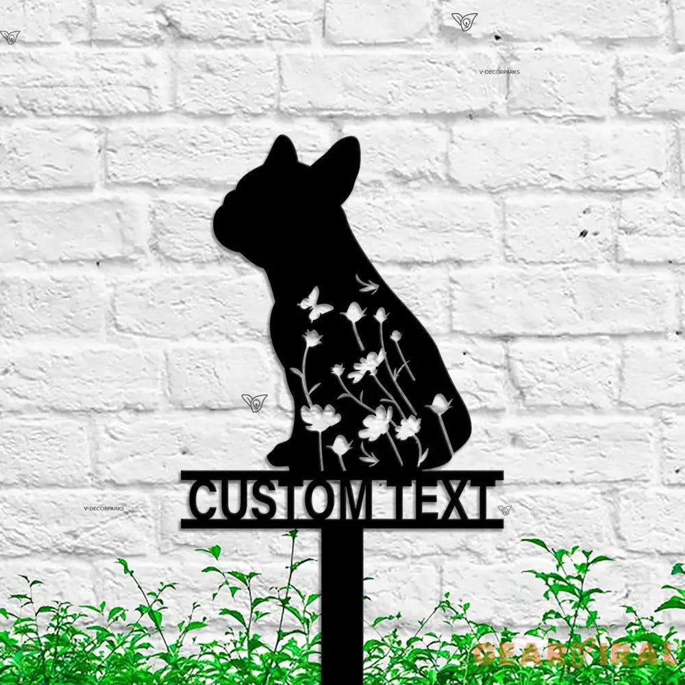 Custom French Bulldog Memorial Stake Sign - Pet Loss Gift - Sympathy Sign - Remembrance Stake | GearViral