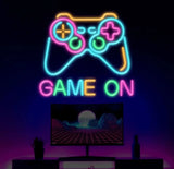 Custom Game On Controller Neon Sign Game Controller Led Light Game Zone Neon Sign Gaming Neon Light Gamer Room Art