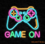 Custom Game On Controller Neon Sign Game Controller Led Light Game Zone Neon Sign Gaming Neon Light Gamer Room Art