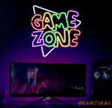 Custom Game Room Neon Sign Game Zone Room Beer Bar Man Cave Bedroom Home Art Gaming Neon Light Gamer Room Art