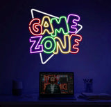 Custom Game Room Neon Sign Game Zone Room Beer Bar Man Cave Bedroom Home Art Gaming Neon Light Gamer Room Art