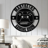 Custom Game Room Sign with LED Lights Personalized Family Game Room Decor Kid Name Gaming Wall Art Custom Gaming Room
