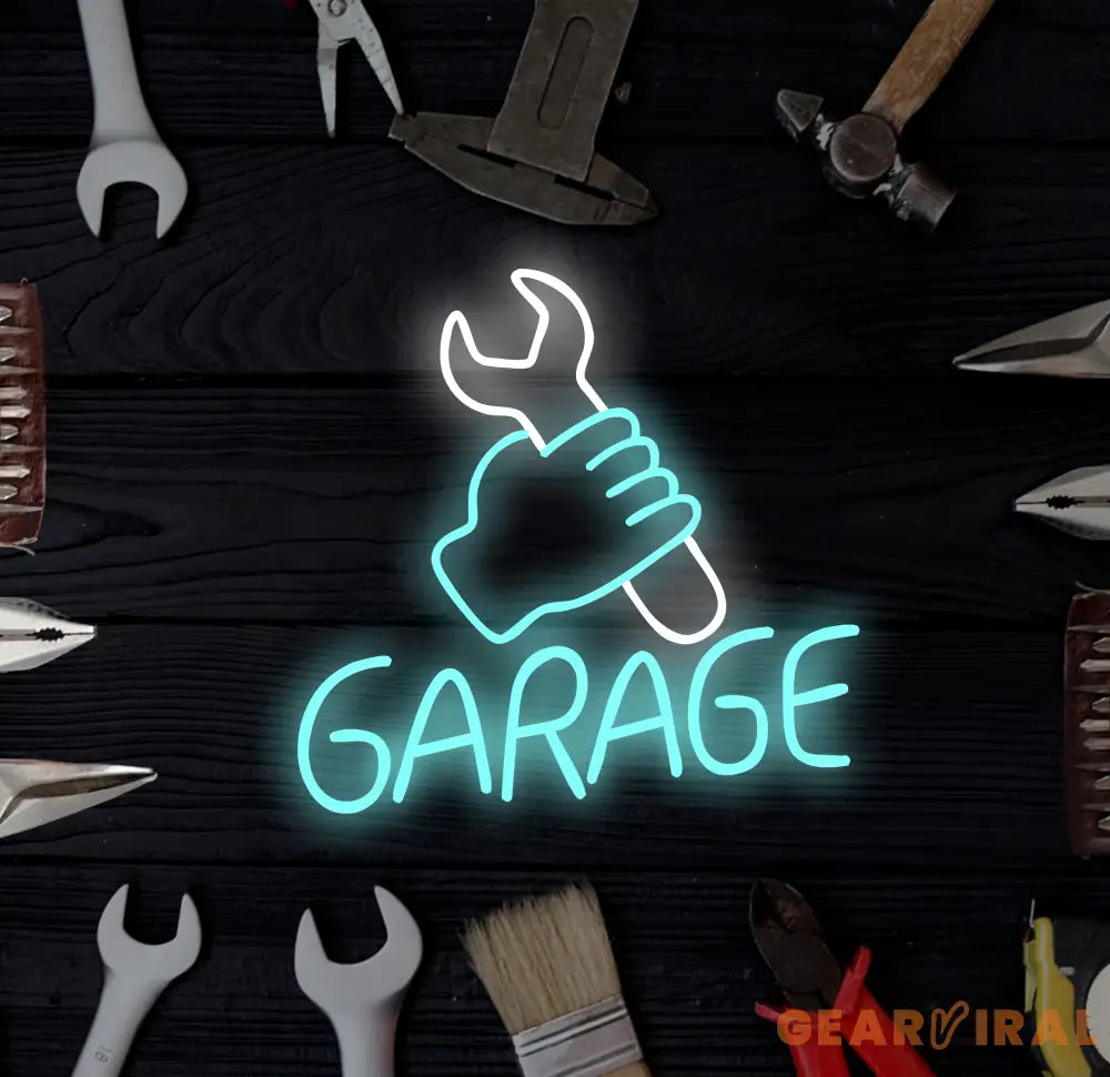 Custom Garage Neon Sign Custom Garage Led Light Handmade Man Cave Decor Gifts For Him Garage Wall Art Car Shop Decor