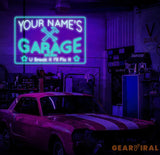 Custom Garage Sign Personalized Neon Sign Garage LED Sign Garage Sign Papa Workshop Sign Gift For Husband Business Sign