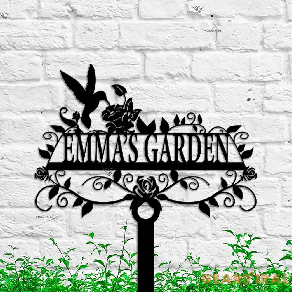 Custom Garden Sign With Stake - Personalized Garden Name Sign - Garden Stake Sign - Garden Wall Art | GearViral