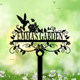 Custom Garden Sign With Stake - Personalized Garden Name Sign - Garden Stake Sign - Garden Wall Art | GearViral