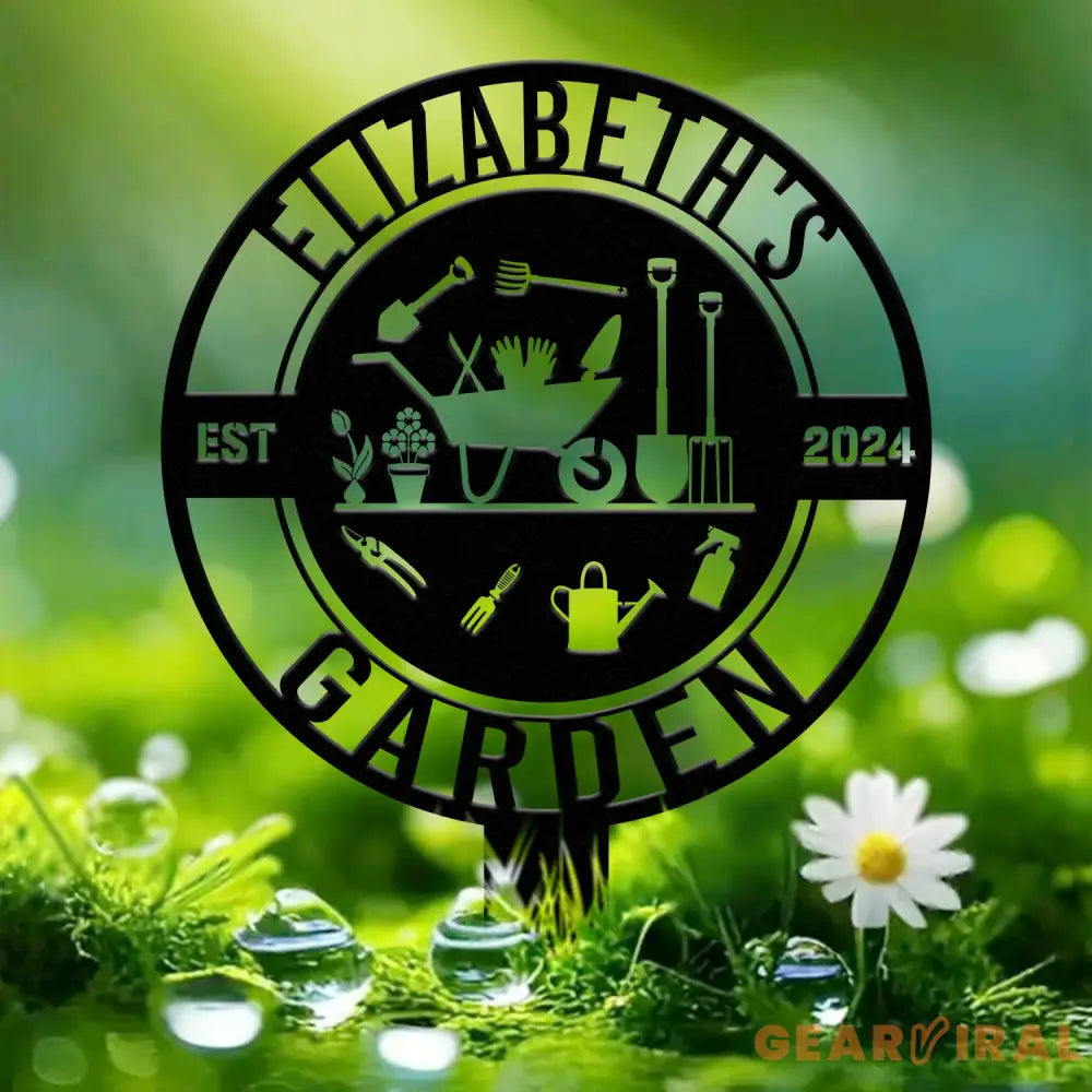 Custom Garden Tools Yard Stake Personalized Name Garden Stake Sign Outdoor Garden Sign Garden Decor Gardening Gifts