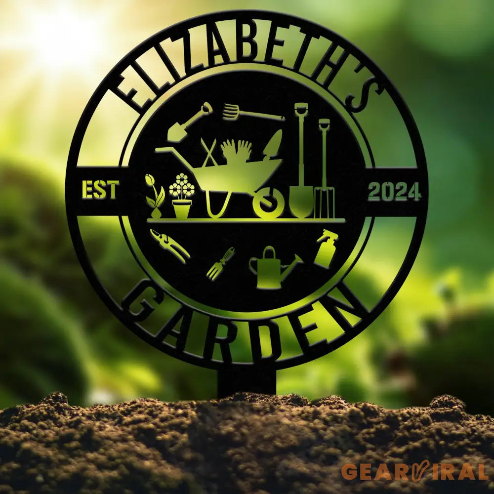 Custom Garden Tools Yard Stake Personalized Name Garden Stake Sign Outdoor Garden Sign Garden Decor Gardening Gifts