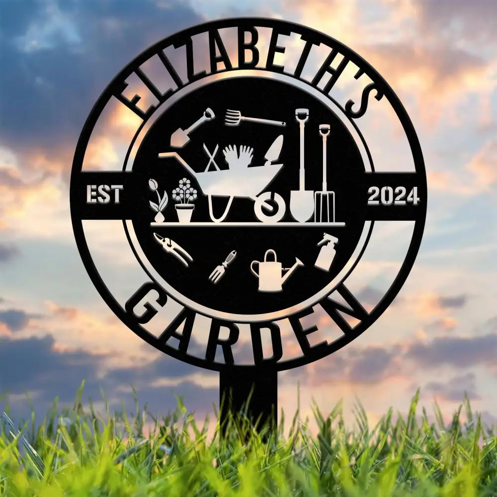 Custom Garden Tools Yard Stake Personalized Name Garden Stake Sign Outdoor Garden Sign Garden Decor Gardening Gifts