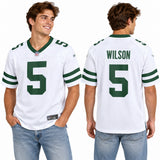 Custom Garrett Wilson New York Jets Fan Inspired Game Jersey - Legacy Green