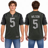 Custom Garrett Wilson New York Jets Fan Inspired Rivalries Collection Game Jersey - Green