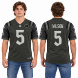 Custom Garrett Wilson New York Jets Fan Inspired Rivalries Collection Stitched Premium Limited Jersey - Green