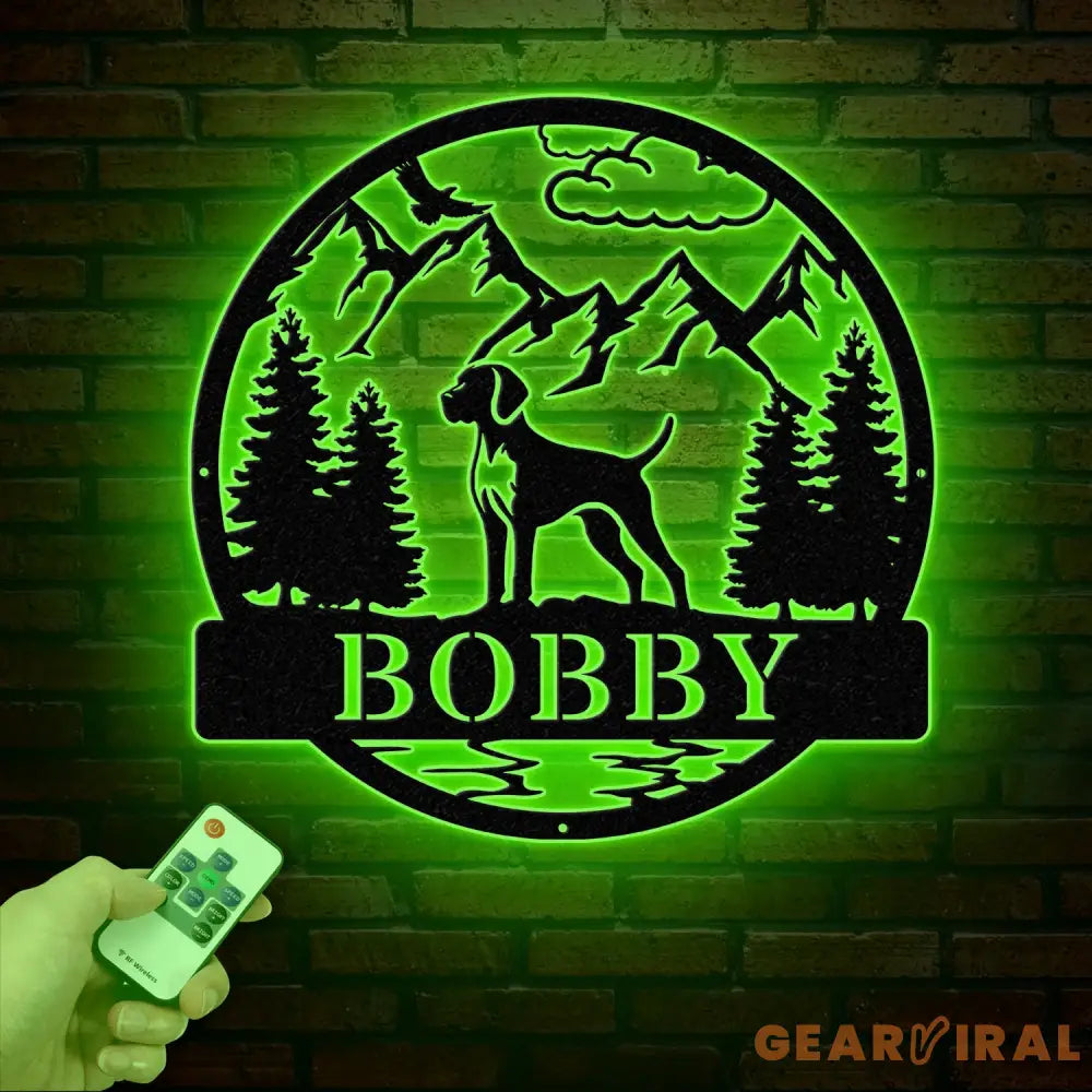 Custom German Shorthair Pointer Metal Sign Dog Name Sign German Shorthair Pointer Wall Decor Dog Lovers Wall Art Dog