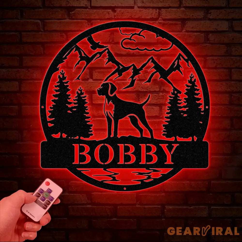 Custom German Shorthair Pointer Metal Sign Dog Name Sign German Shorthair Pointer Wall Decor Dog Lovers Wall Art Dog