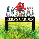Custom Gnome Yard Sign Metal Gnome Garden Sign With Stake Custom Garden Sign,Gnome Metal Art,Outdoor Lawn Decor Gnome