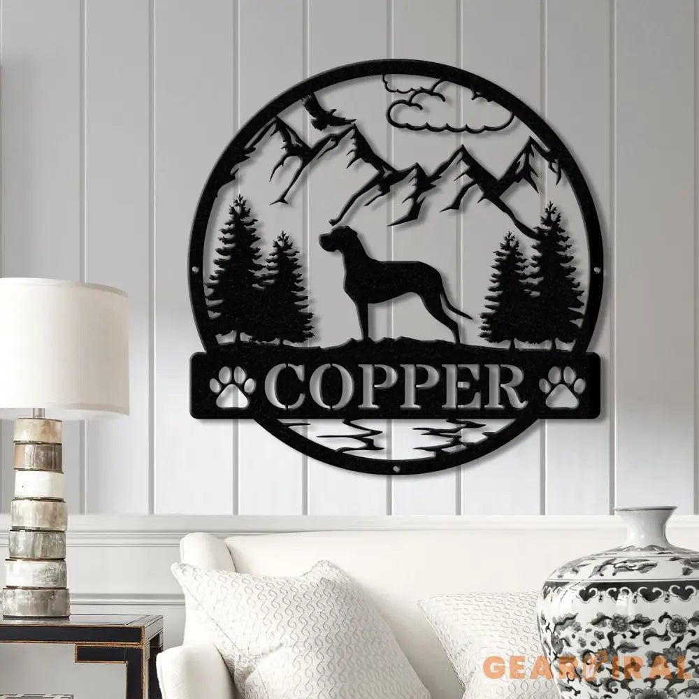 Custom Great Dane Metal Sign Dog Name Sign Great Dane Wall Decor Dog Lovers Wall Art Pet Lover Gift Dog Mom Gifts Pet