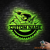 Custom Handyman Metal Wall Art LED Light - Repair Tools Decoration - Repair Tools Dad Gift - Personalized Carpenter