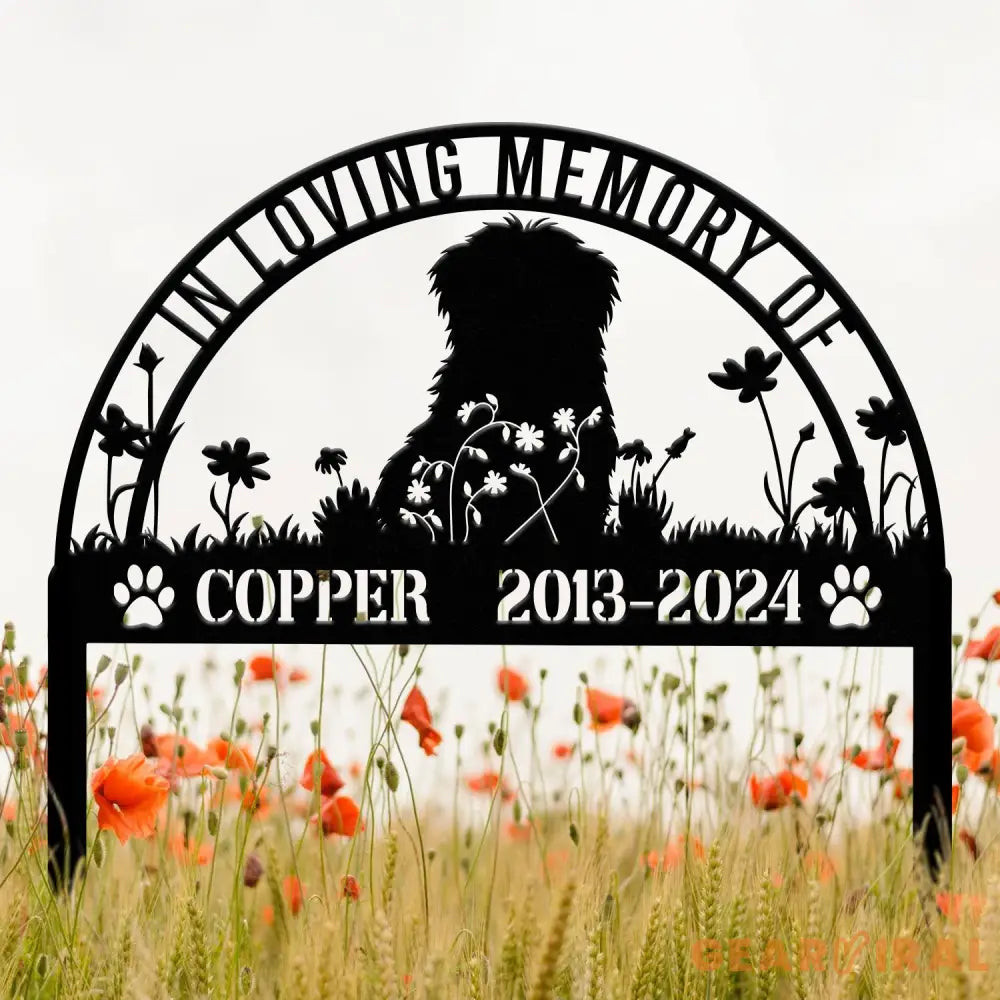 Custom Havanese Memorial Metal Stake - Personalized Pet Grave Marker Remembrance Sign Sympathy Gift Havanese Loss Decor